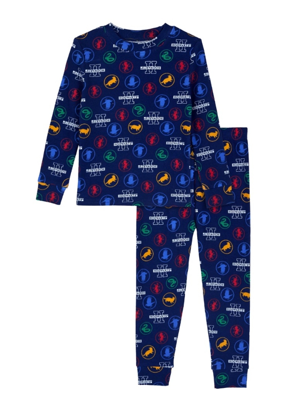Harry Potter Toddler Unisex Blue 2 PC Long Sleeve Pajama Set Size 5T NWT